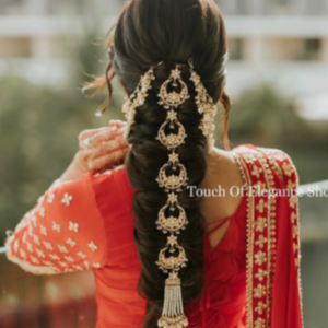 Royal Pearl Bridal Hair Chain